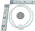 Sterling Silver Mother of Pearl Bead Necklace AX121658